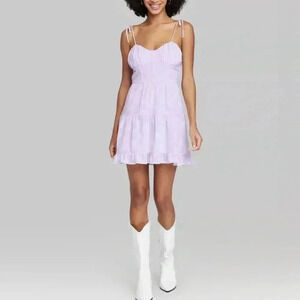 Wild Fable Women's Sweetheart Neckline Mini Slip Dress Size M